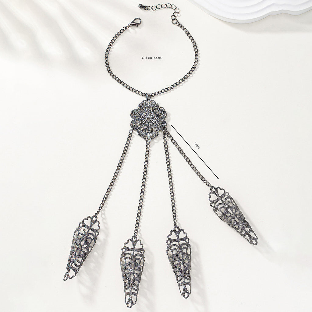 Gothic Style Halloween Mitten-type Bracelet