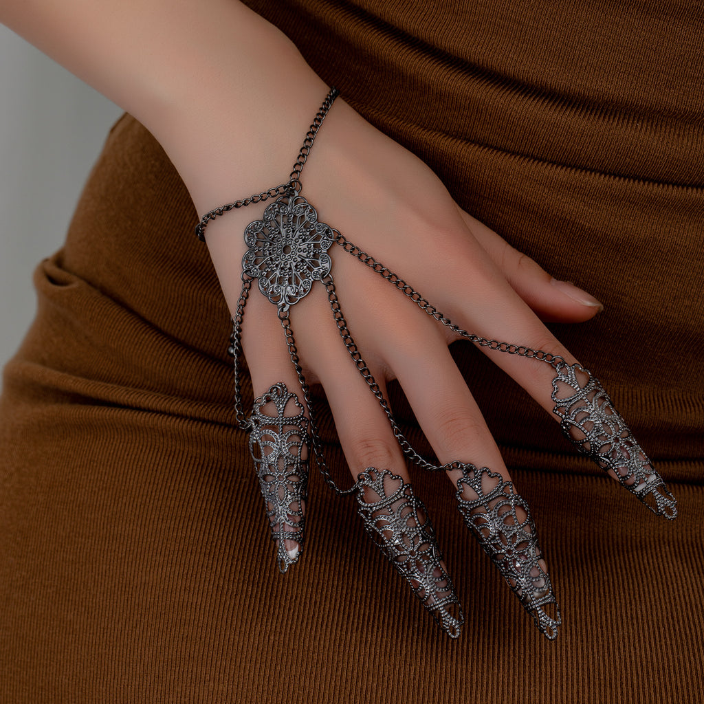 Gothic Style Halloween Mitten-type Bracelet