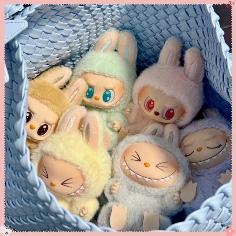 For Labubu V3 V2 Monsters Big Into Energy Series Vinyl Pendant Blind Box Figurine Tabletop Ornament