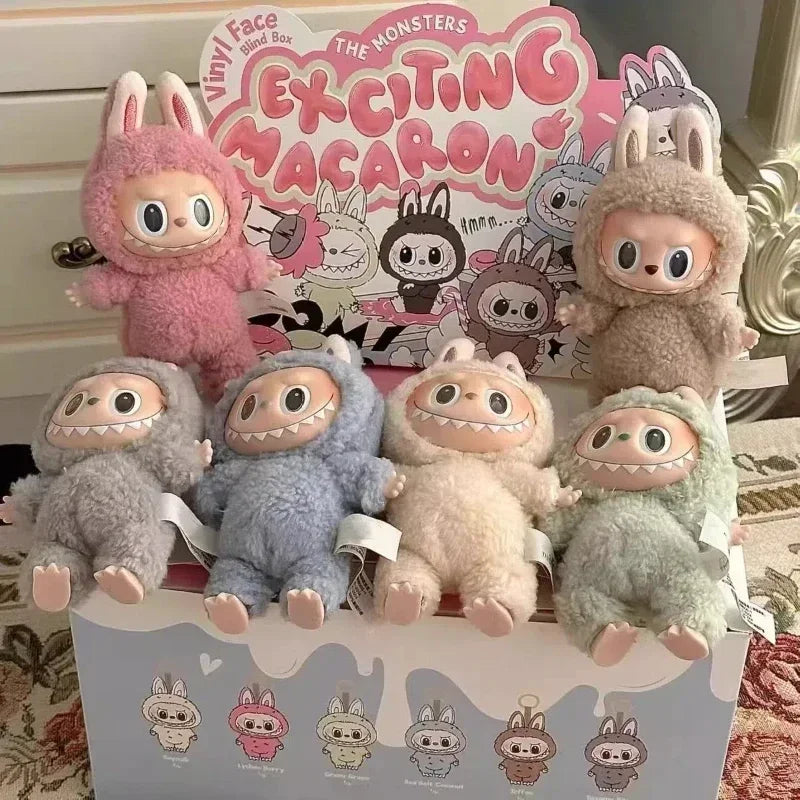 For Labubu V3 V2 Monsters Big Into Energy Series Vinyl Pendant Blind Box Figurine Tabletop Ornament