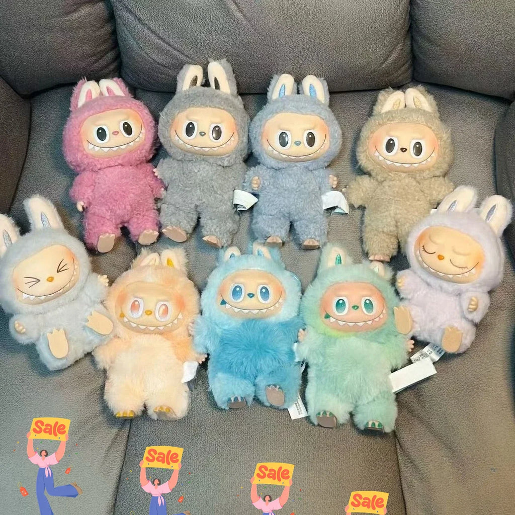 Limited Edition Collectible Toy Vinyl Face blind box with Teeth, Pointed Ears & Round Body, Soft Plush Texture