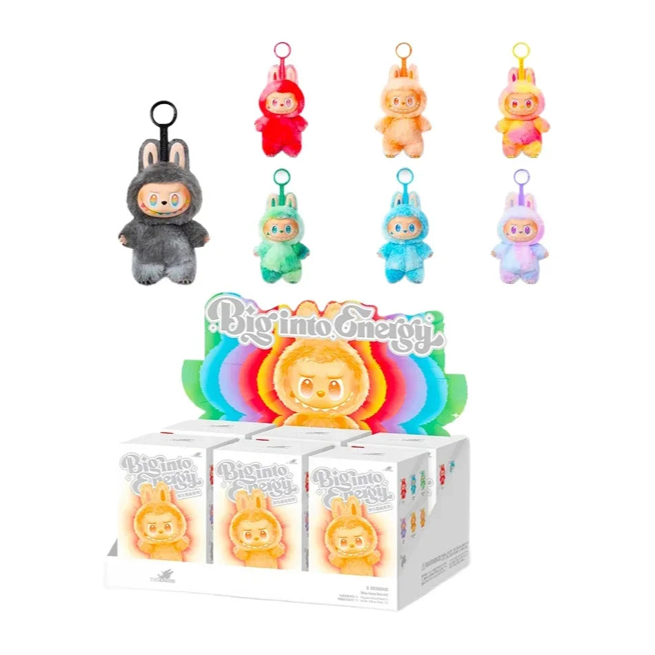 BIG INTO ENERGY Vinyl Plush labubu Pendant Doll Model Kawaii The Monsters Blind Box Gift  Macaron