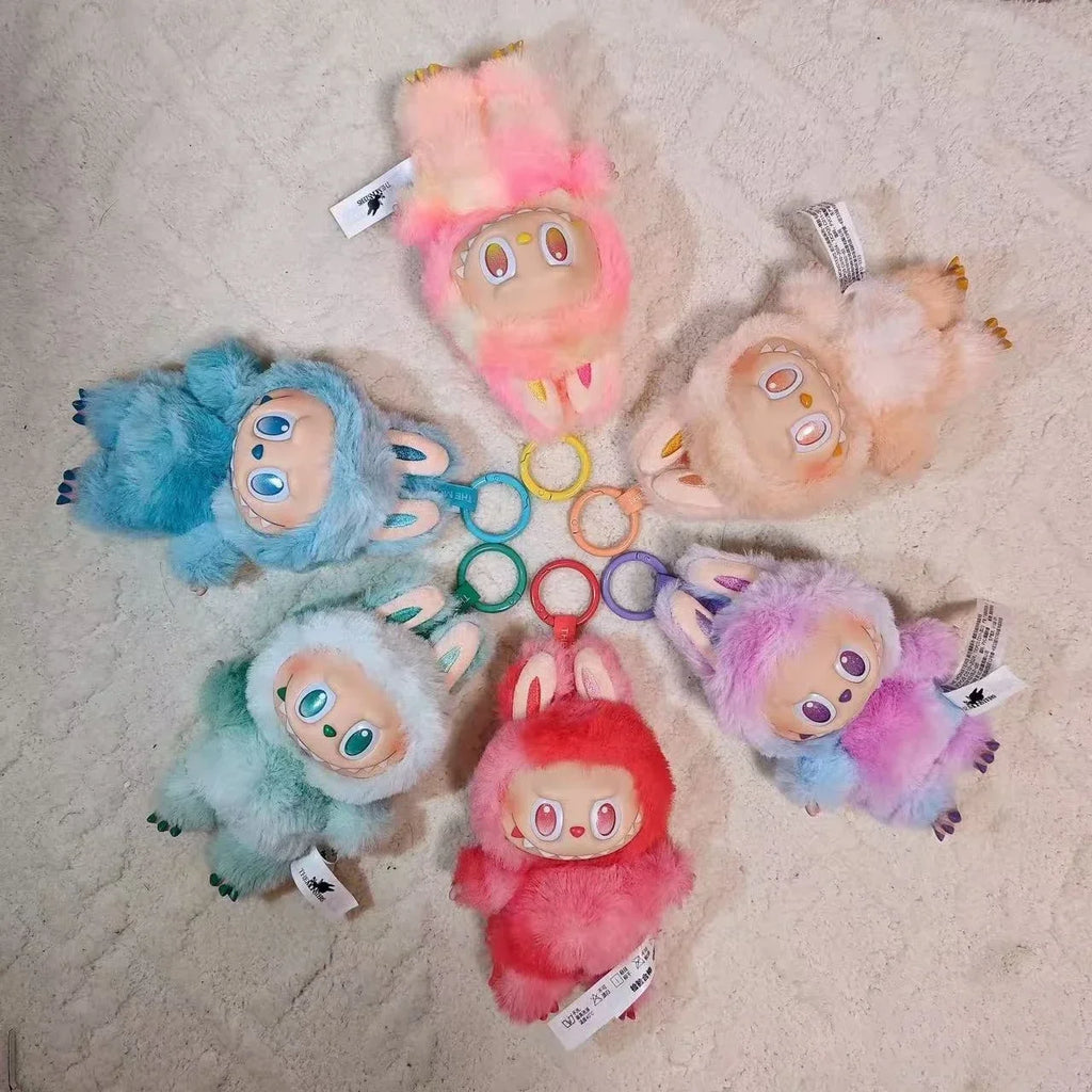 BIG INTO ENERGY Vinyl Plush labubu Pendant Doll Model Kawaii The Monsters Blind Box Gift  Macaron