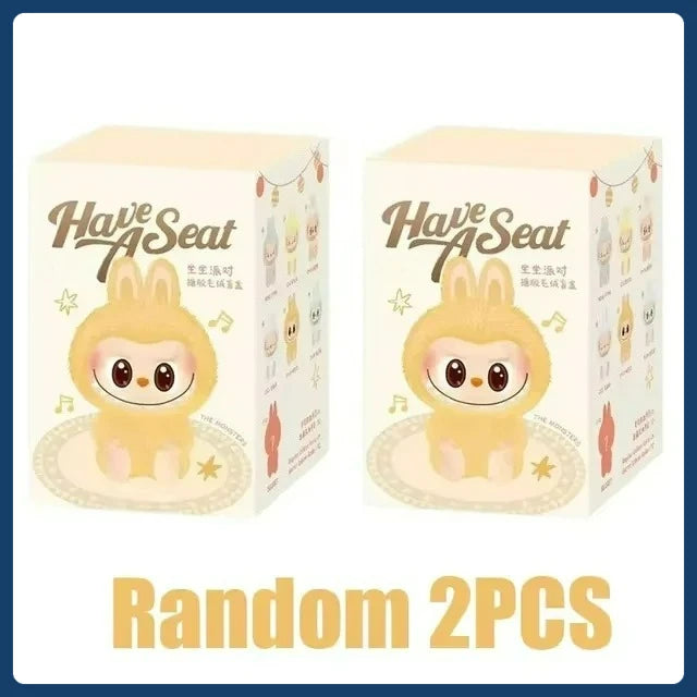 Limited Edition Collectible Toy Vinyl Face blind box with Teeth, Pointed Ears & Round Body, Soft Plush Texture