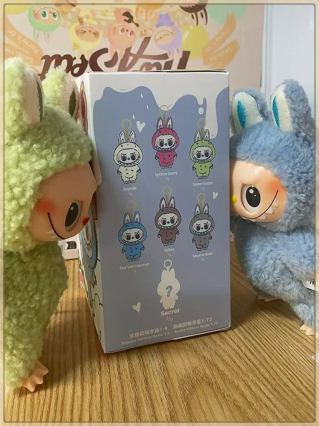 BIG INTO ENERGY Vinyl Plush labubu Pendant Doll Model Kawaii The Monsters Blind Box Gift  Macaron