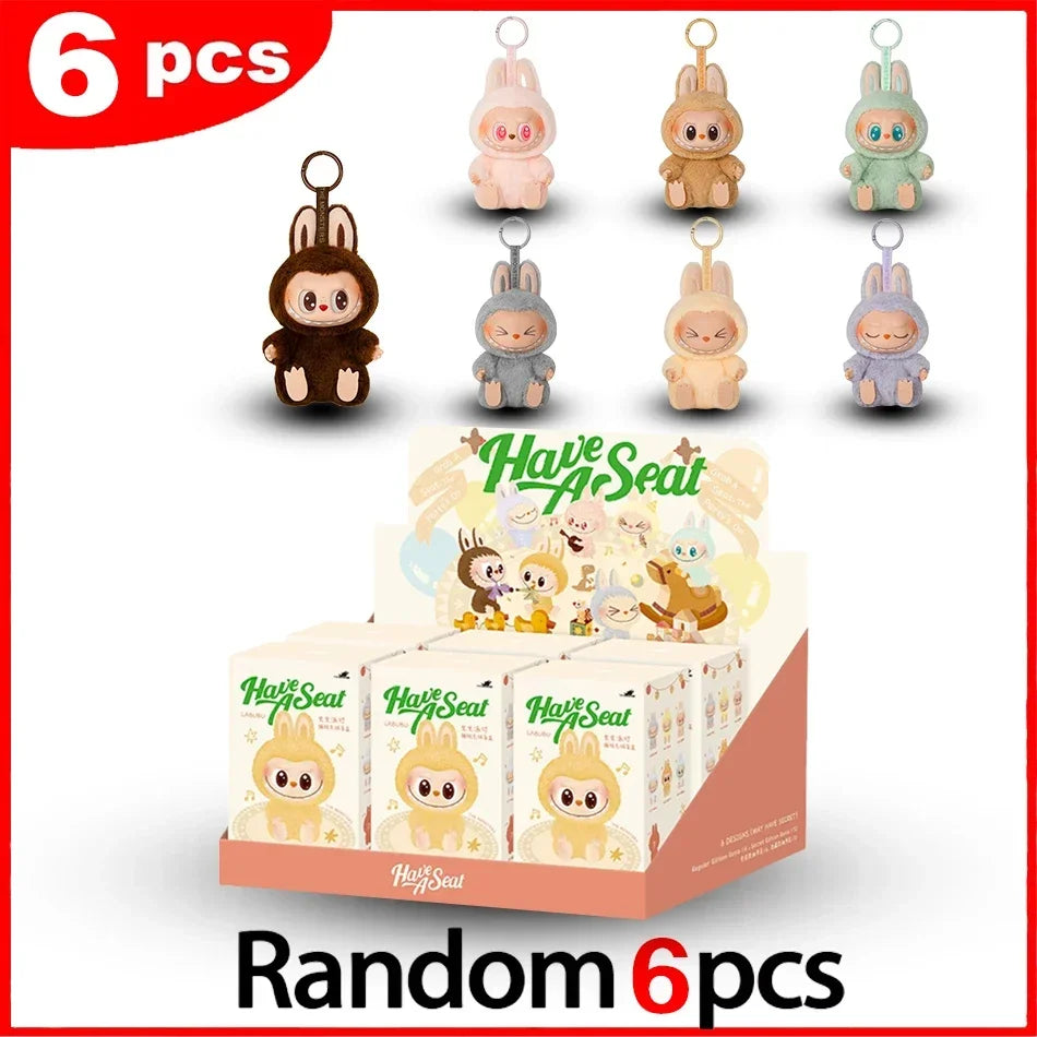 BIG INTO ENERGY Vinyl Plush labubu Pendant Doll Model Kawaii The Monsters Blind Box Gift  Macaron