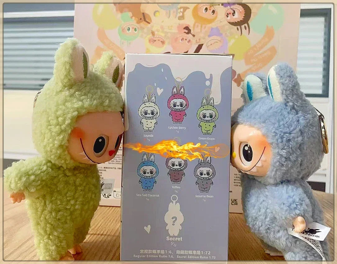 BIG INTO ENERGY Vinyl Plush labubu Pendant Doll Model Kawaii The Monsters Blind Box Gift  Macaron