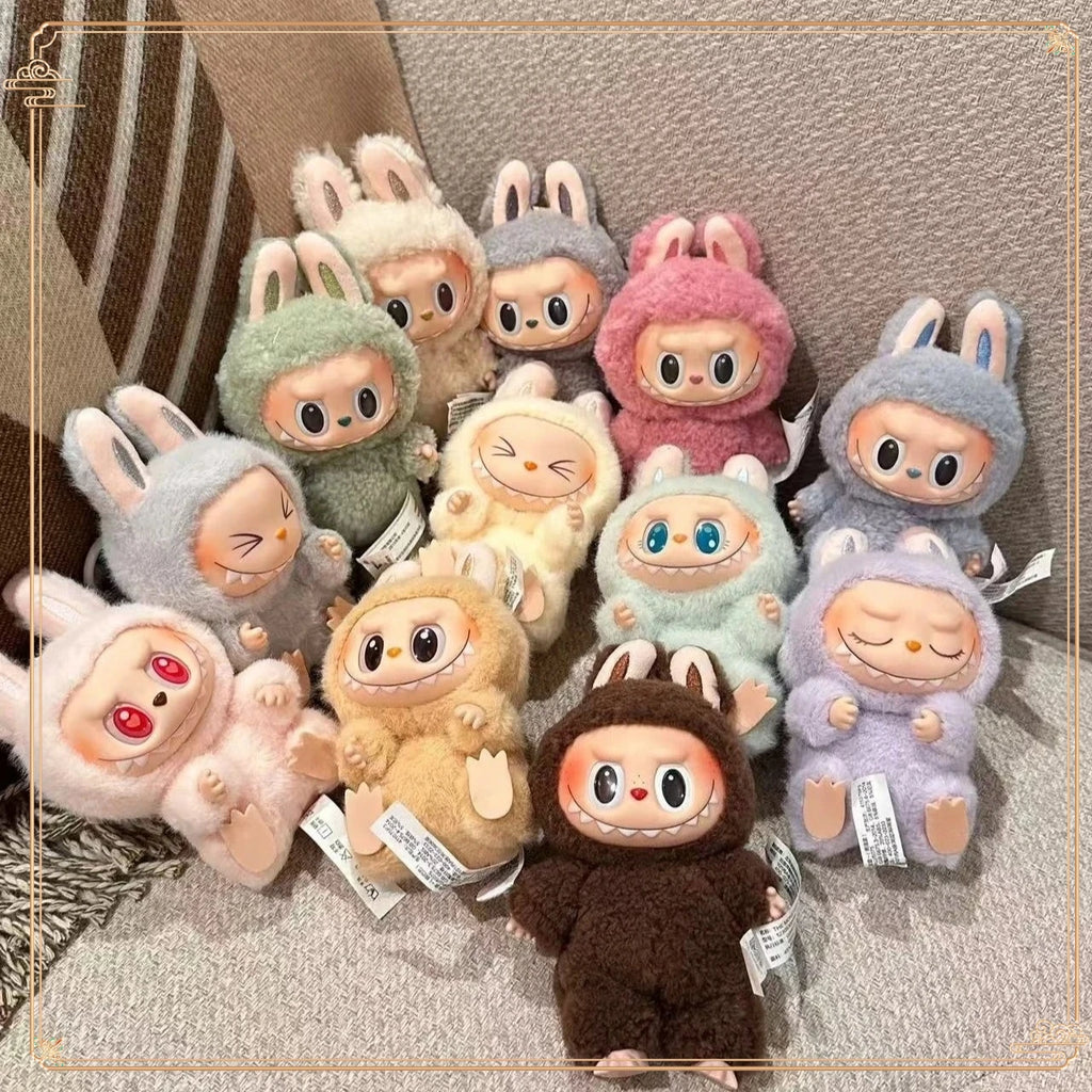 BIG INTO ENERGY Vinyl Plush labubu Pendant Doll Model Kawaii The Monsters Blind Box Gift  Macaron