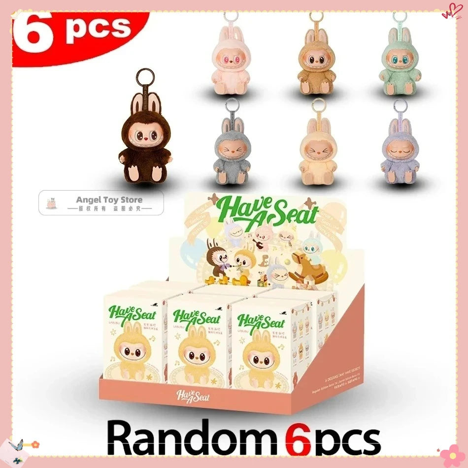 For Labubu V3 V2 Monsters Big Into Energy Series Vinyl Pendant Blind Box Figurine Tabletop Ornament