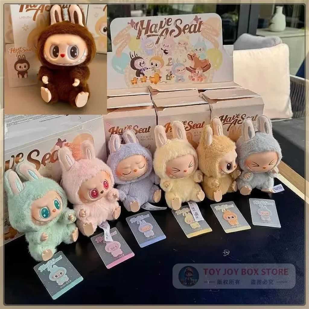 BIG INTO ENERGY Vinyl Plush labubu Pendant Doll Model Kawaii The Monsters Blind Box Gift  Macaron