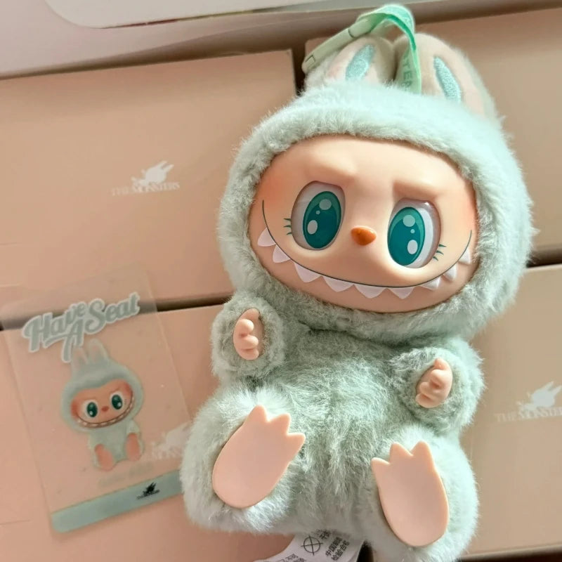 Limited Edition Collectible Toy Vinyl Face blind box with Teeth, Pointed Ears & Round Body, Soft Plush Texture