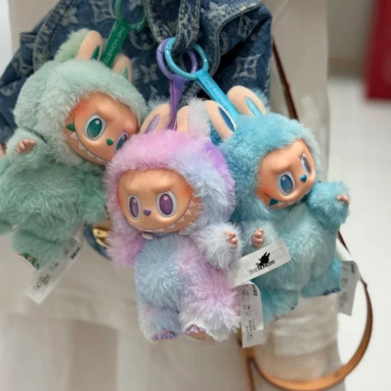 BIG INTO ENERGY Vinyl Plush labubu Pendant Doll Model Kawaii The Monsters Blind Box Gift  Macaron