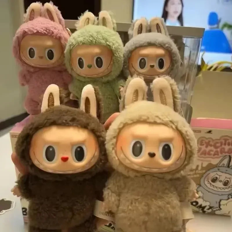 For Labubu V3 V2 Monsters Big Into Energy Series Vinyl Pendant Blind Box Figurine Tabletop Ornament