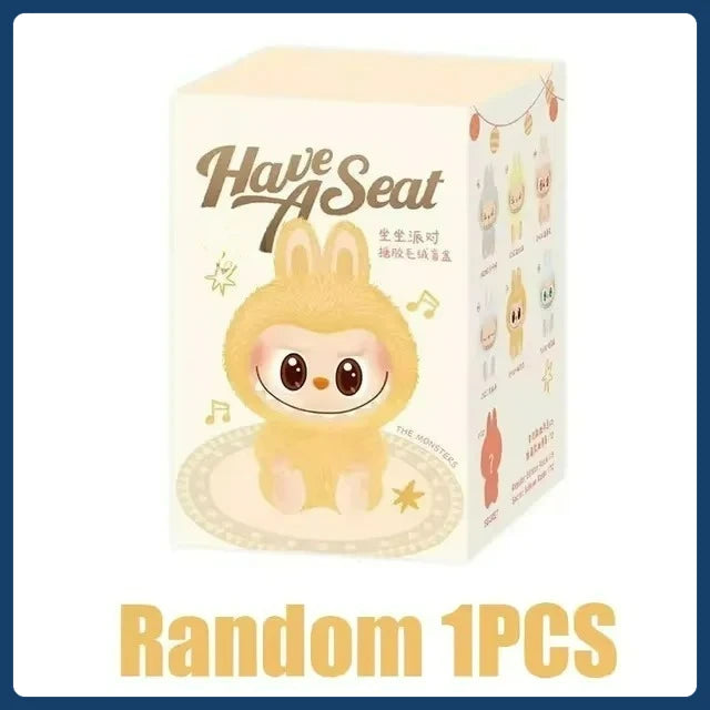 Limited Edition Collectible Toy Vinyl Face blind box with Teeth, Pointed Ears & Round Body, Soft Plush Texture