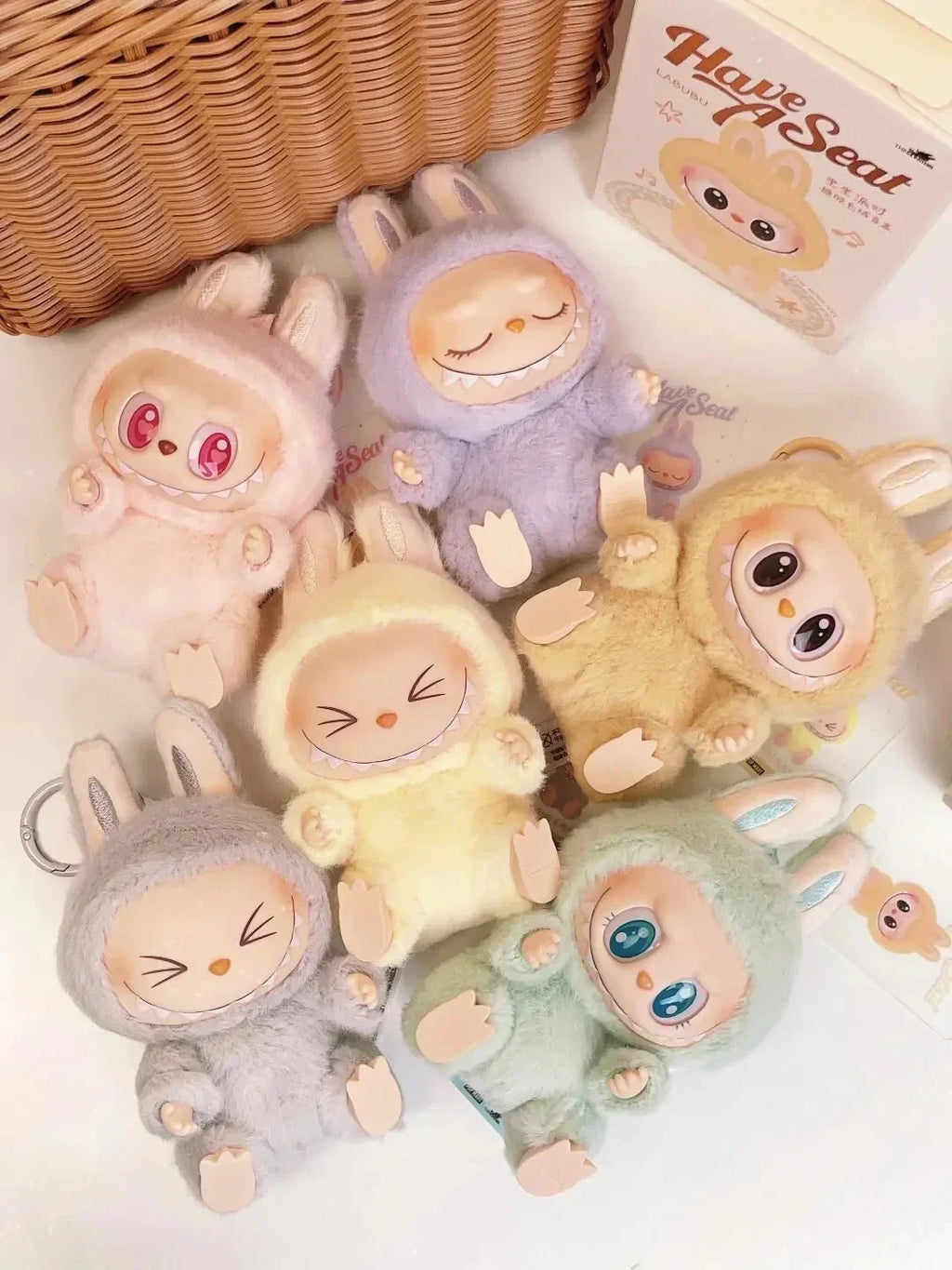 BIG INTO ENERGY Vinyl Plush labubu Pendant Doll Model Kawaii The Monsters Blind Box Gift  Macaron