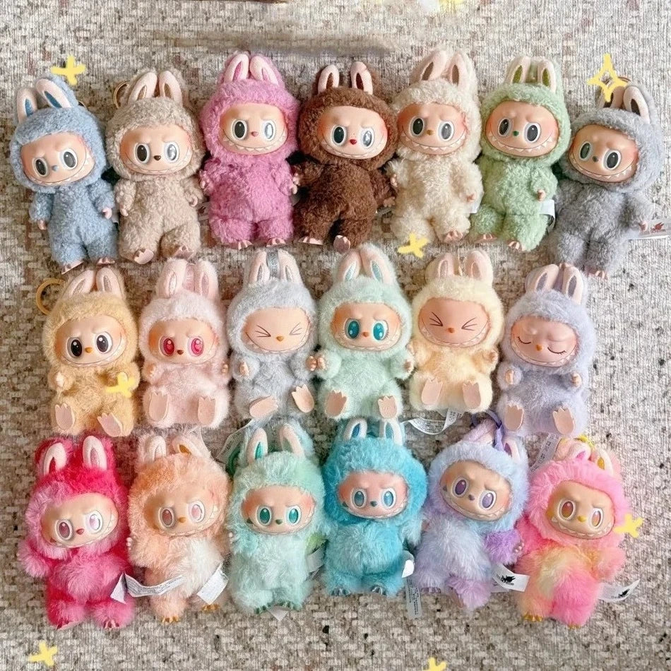 For Labubu V3 V2 Monsters Big Into Energy Series Vinyl Pendant Blind Box Figurine Tabletop Ornament