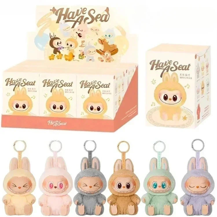 BIG INTO ENERGY Vinyl Plush labubu Pendant Doll Model Kawaii The Monsters Blind Box Gift  Macaron