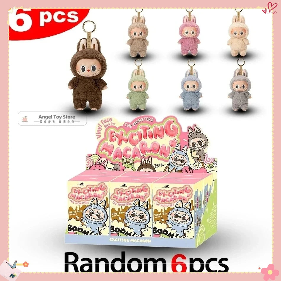 For Labubu V3 V2 Monsters Big Into Energy Series Vinyl Pendant Blind Box Figurine Tabletop Ornament