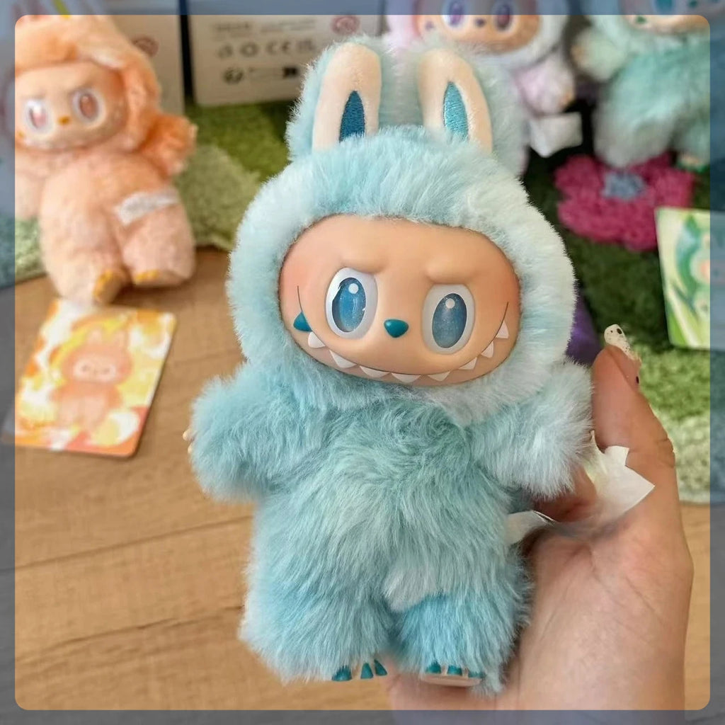 Cute labubu The Monster Blind Box The Monster Have A Seat Serie Vinyl Face Blind Box Pendant Keychain