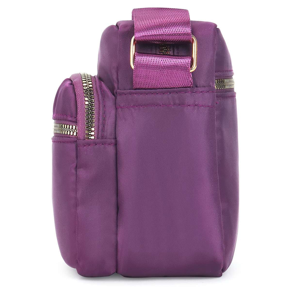 Women Nylon Crossbody Bags Purses and Handbags Casual Messenger Bag Waterproof Crossbody Purse for Ladies, Red