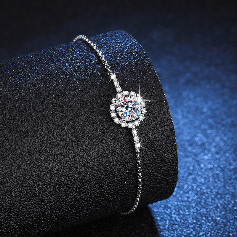 S925 Sterling Silver Bracelet Female Adjustable Bracelet Female